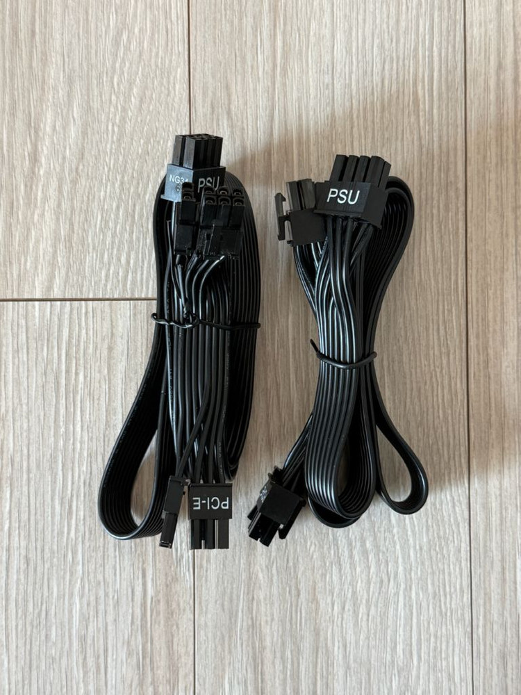 [새상품] 시소닉 vga 8핀 파워 케이블 2개--2