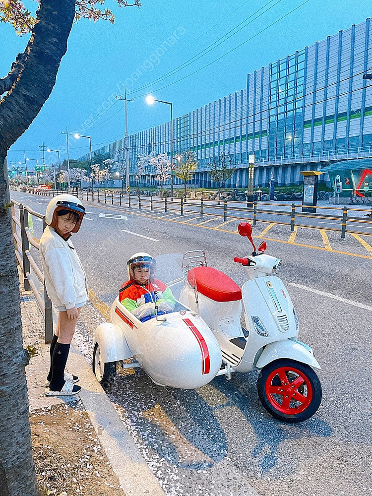 베스파 사이드카 판매! 자토바이 대차가능--3