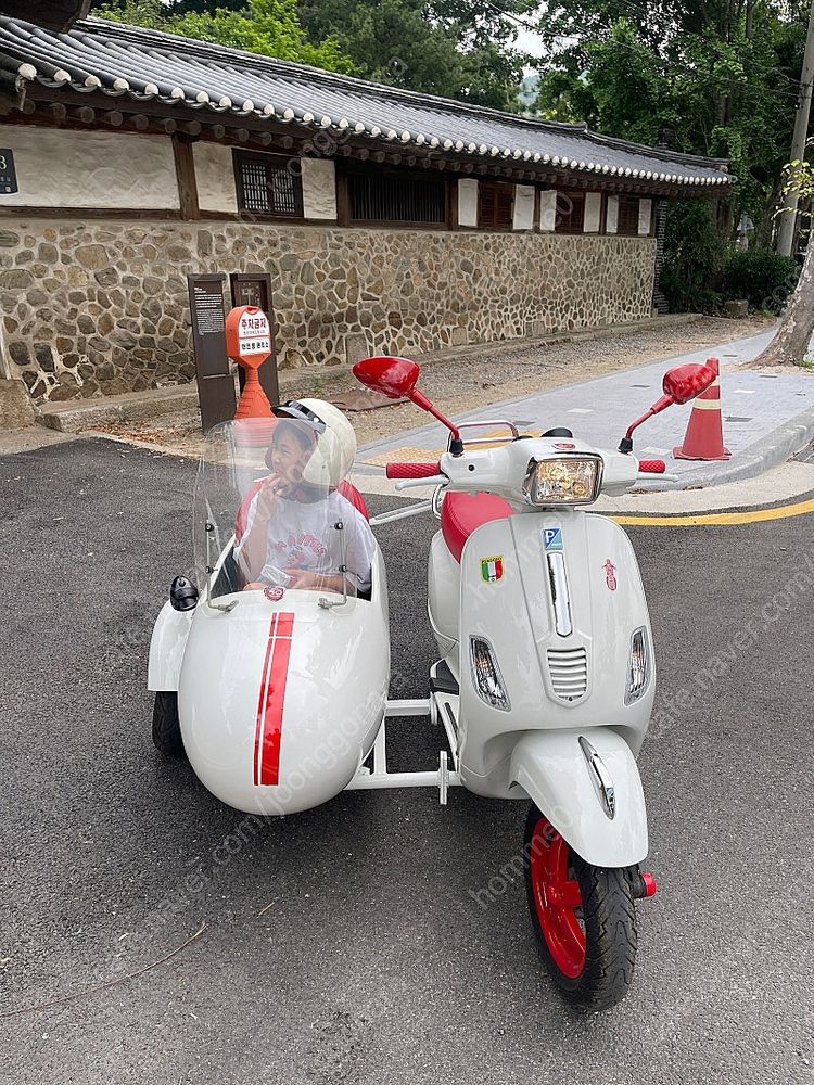 베스파 사이드카 판매! 자토바이 대차가능--5