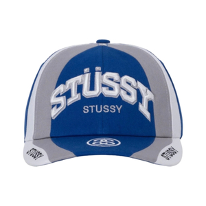 스투시 수베니어 로우 프로 스트랩백 캡 블루