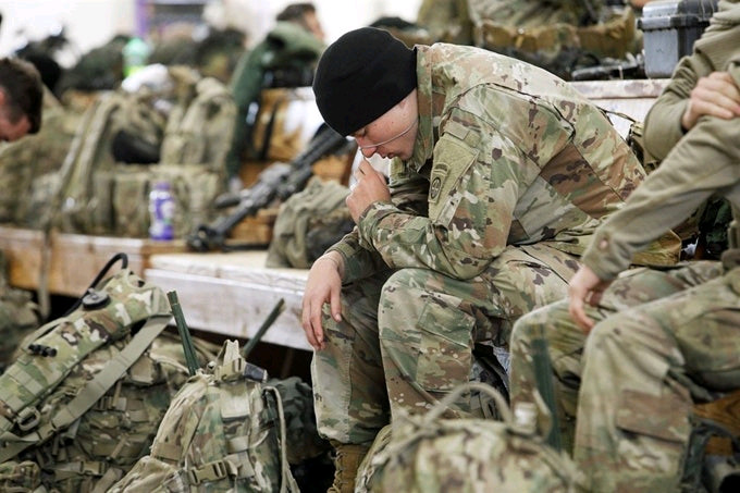 미군 검정 비니 신품 폴라텍--7