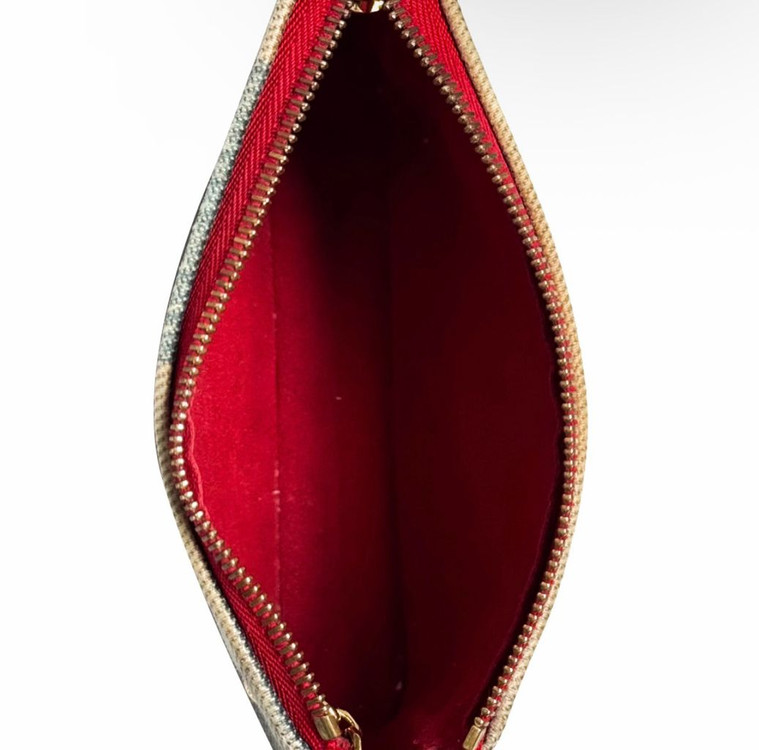 [OS] 루이비통 모노그램 데님 포쉐트 키링 코인퍼스 파우치 마이크로--7