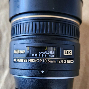 니콘 10.5 f2.8 어안렌즈(직거래상품)