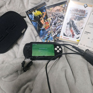 PSP 1005 번들 게임 (레이싱게임/건담/잭앤덱스터) 세트