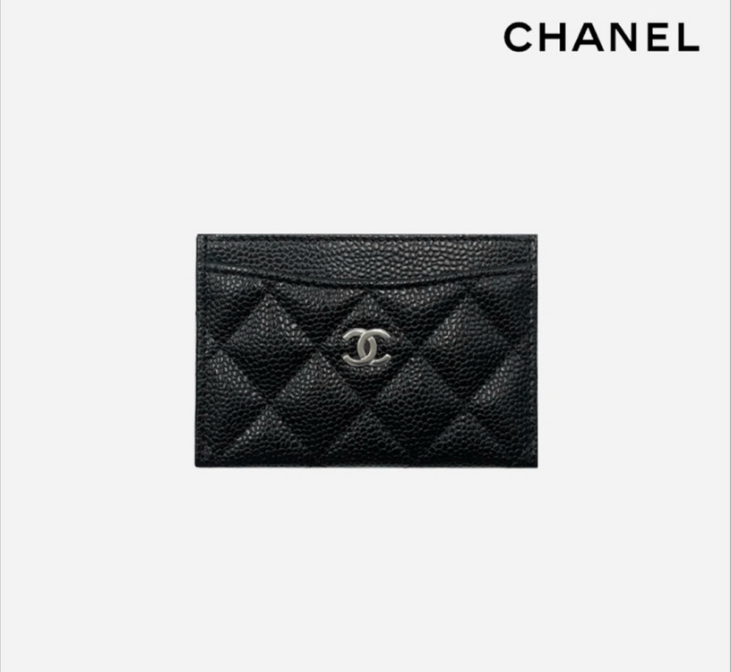 샤넬 카드홀더 캐비어 은장 판매합니다.--1