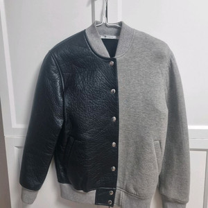 알렉산더왕 가죽 반반 자켓 xs Alexander wang 스타디움 점퍼