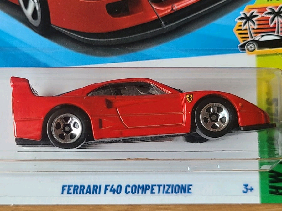 핫휠 2025년 신금형 페라리 F40 컴페티치오네--1