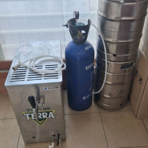 테라 생맥주 기계 탄산통 테라2통 이미지