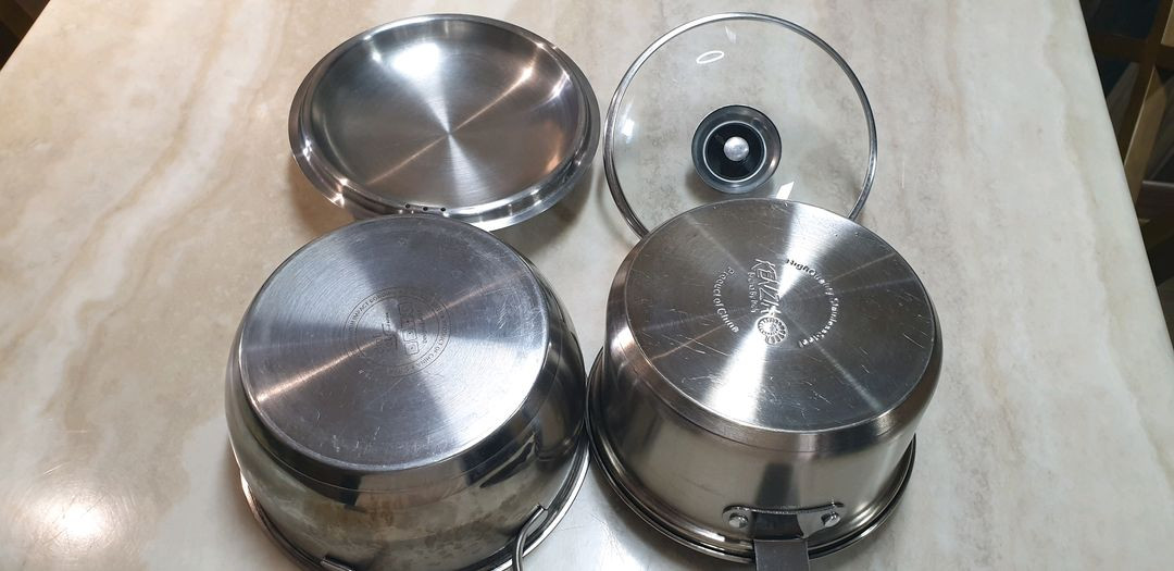 인덕션 스텐 냄비 2종 일괄판매 이미지