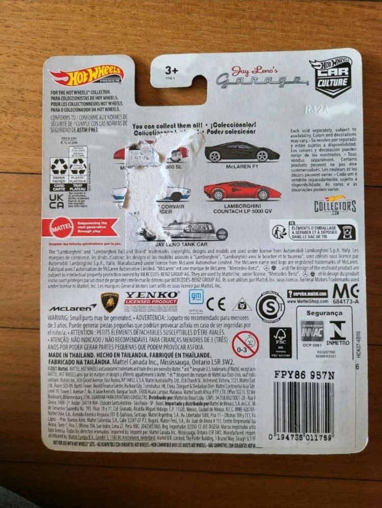 핫휠 프리미엄 메르세데스 벤츠 300SL 미개봉--9