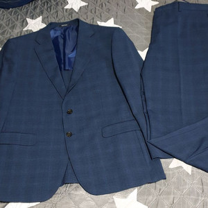 맨잇수트 트윌 봄 여름용 클래식 수트셋업 네이비