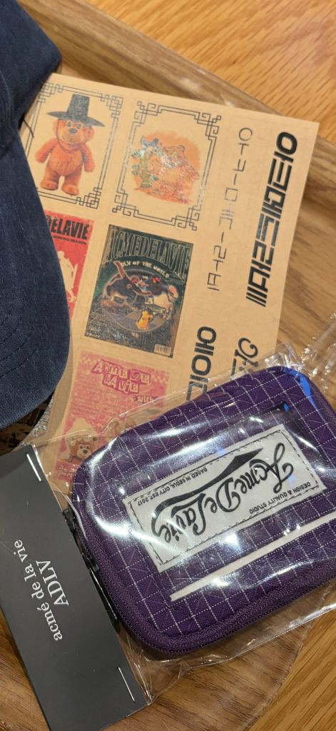 반택시무배 급처 )남•녀 공용가능( 키링 지갑 아크메드라비 정품 새상품 세트 이미지