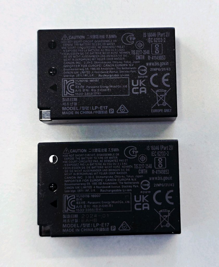 캐논 LP-E17 정품 배터리--1