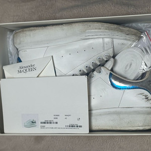 알렉산더 맥퀸 오버솔 스니커즈 42 쿨거시 네고 해줌