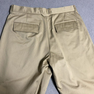 24fw 솔리드옴므 베이지 원턱트윌 와이드팬츠 타임 시스템