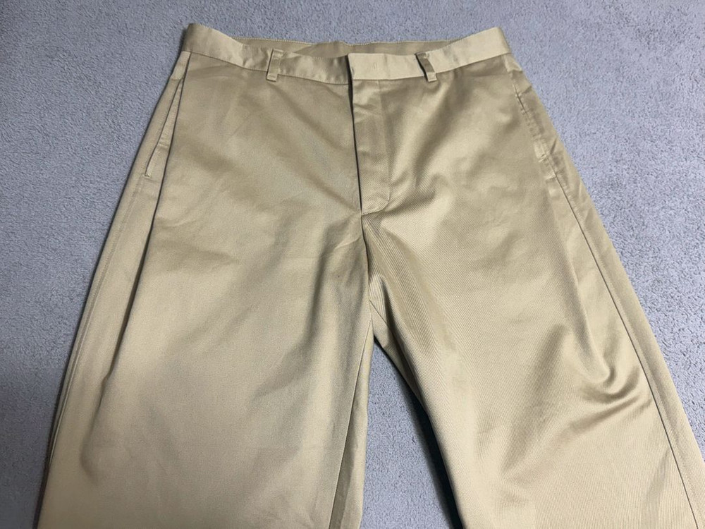 24fw 솔리드옴므 베이지 원턱트윌 와이드팬츠 타임 시스템--8