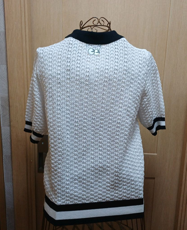 가이거 골프(GEIGER) 여성 반팔 니트 M size--2