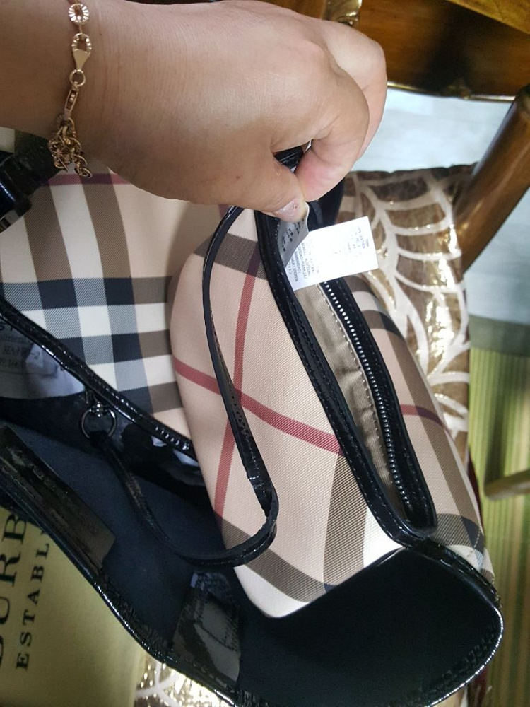 정품버버리숄더백--6