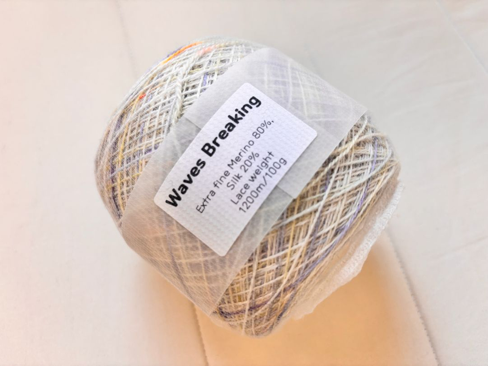 오밀조밀 잡화점 핸드다잉얀 뜨개 레이스얀--1