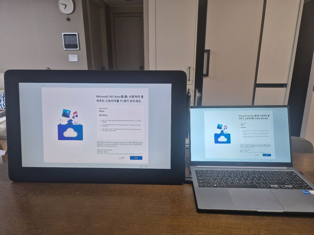 [S급/풀박스] 와콤 신티크 22 (DTK-2260) + 정품 스탠드 + 프로펜 2 포함--4