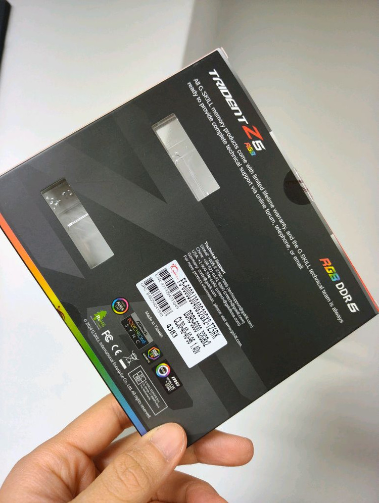 지스킬 트라이던트 z5 ddr5 6000 cl30 32gb x2 튜닝램메모리--1