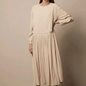 비뮤즈맨션 플리츠 롱원피스 44~55사이즈