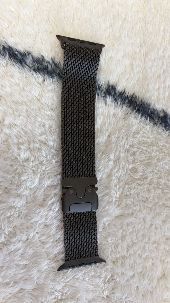 애플워치 49mm 블랙 티타늄 밀레니즈 루프 L사이즈--2