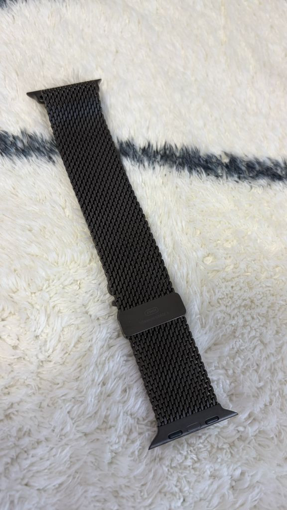 애플워치 49mm 블랙 티타늄 밀레니즈 루프 L사이즈--4