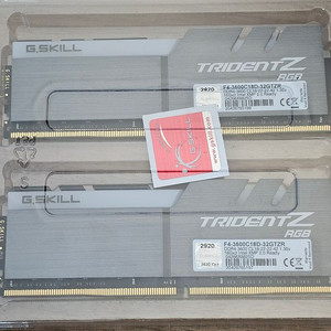 RGB DDR4 메모리 16GB 2개 세트