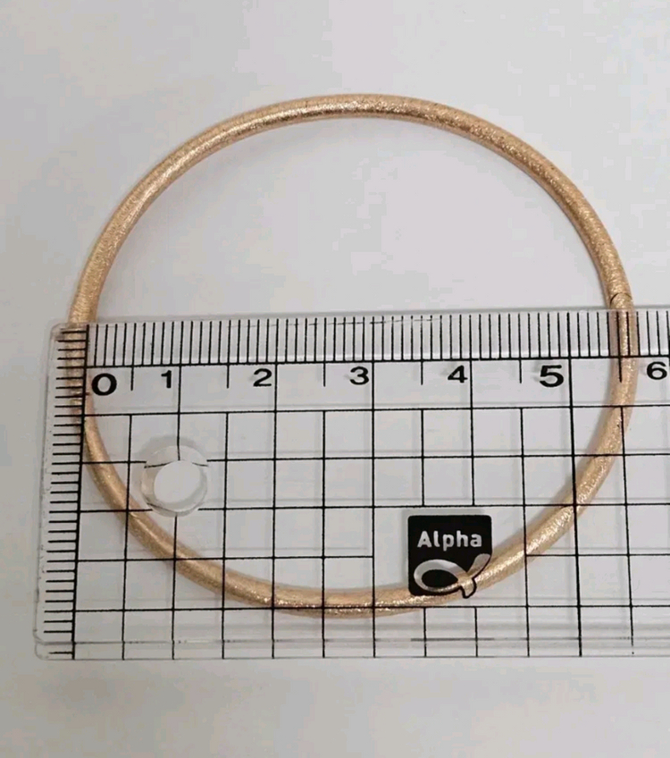 14k 로즈골드 팔찌--2