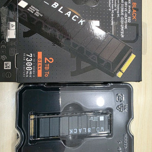 Western Digital WD BLACK SN850X 히트싱크 M.2 NVMe