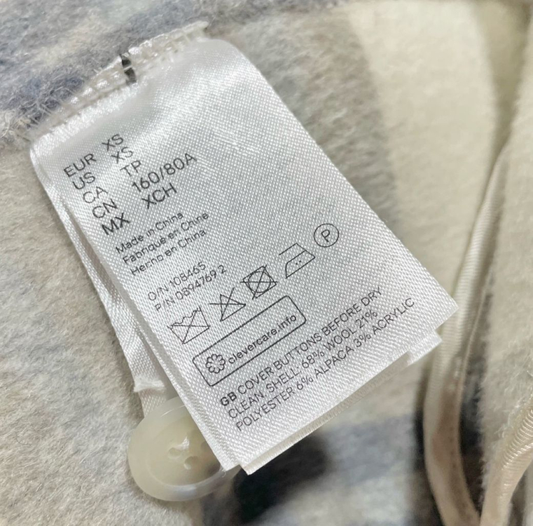 H&M 마랑맛 울블렌드 오버사이즈 롱코트 XS--5