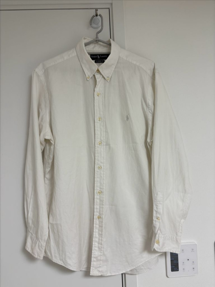 폴로 화이트 셔츠 클래식핏 L(105~110)--1