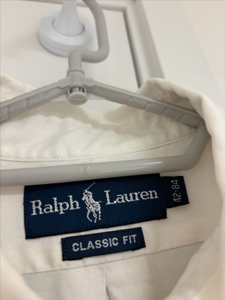 폴로 화이트 셔츠 클래식핏 L(105~110)--3