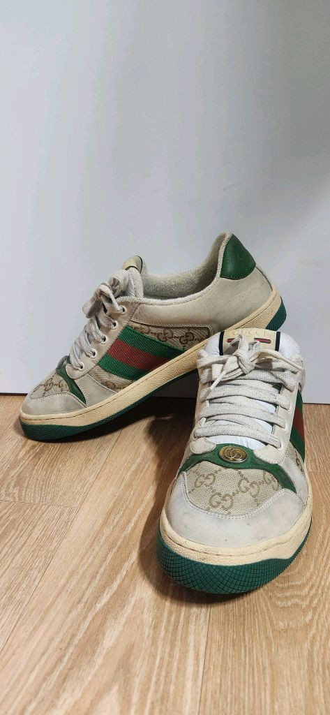 270mm 구찌 신발 빈티지 스크리너 운동화 스니커즈--4