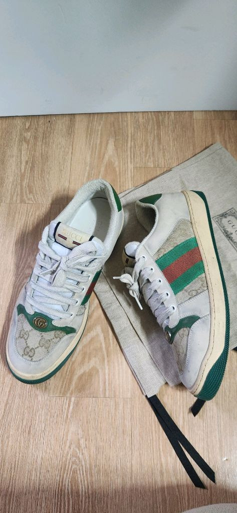270mm 구찌 신발 빈티지 스크리너 운동화 스니커즈--5
