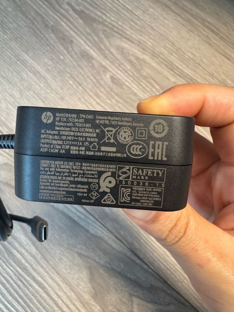 <새상품> hp c타입 15w (5.25v, 3a)아답터 판매--2