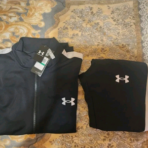 새제품)언더아머 트레이닝 세트-L사이즈(블랙)
