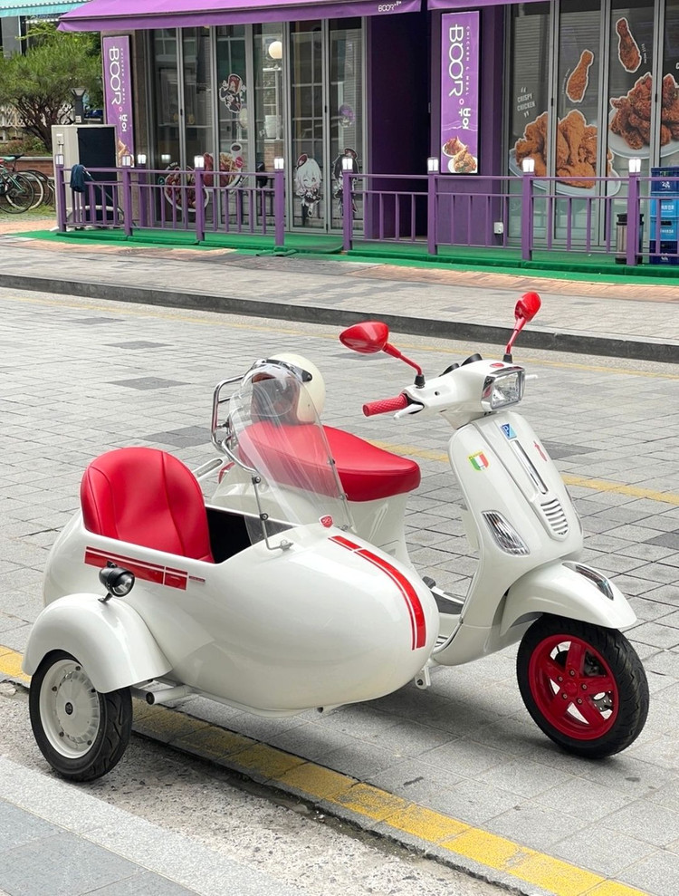 베스파 s125 사이드카 판매 - 자토바이 대차가능--9