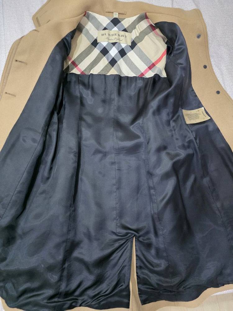 버버리 정품 깁스무어 울캐시 코트--8