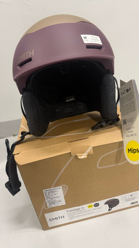 2526 스미스 벤티지2 size M 밉스 매트 미스틱/골드 더스트 스노우 보드 스키 안전 헬멧 이미지