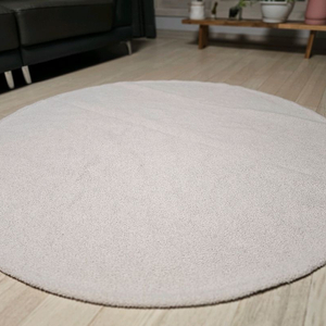 아이보리 원형 러그 지름140