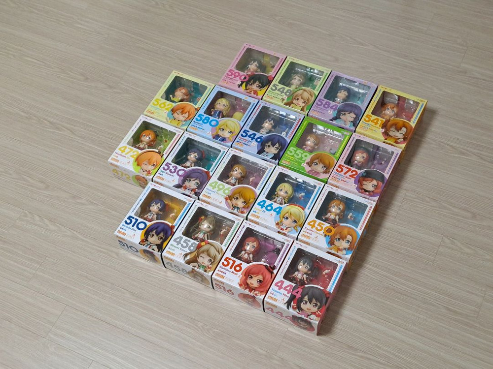 러브라이브 럽라 넨도로이드 18종 풀 세트 무대의상 연습복 뮤즈 무대복--7