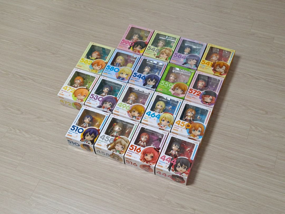 러브라이브 럽라 넨도로이드 18종 풀 세트 무대의상 연습복 뮤즈 무대복--8