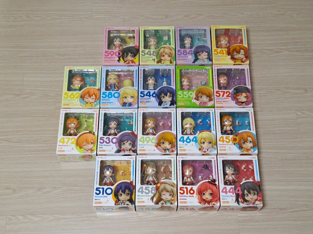 러브라이브 럽라 넨도로이드 18종 풀 세트 무대의상 연습복 뮤즈 무대복--9