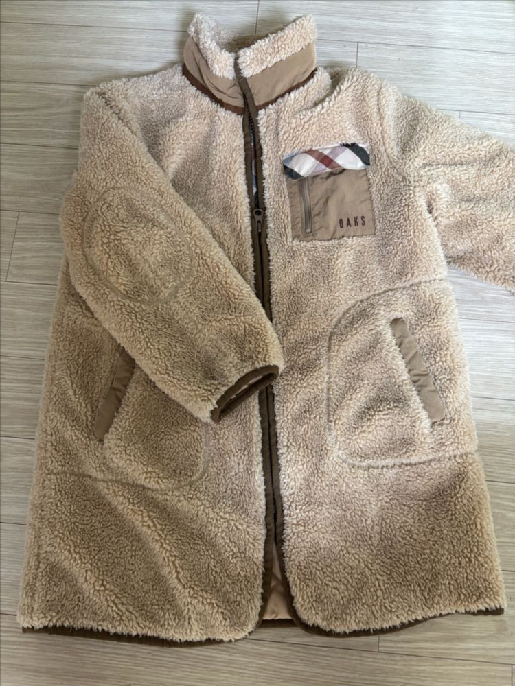 닥스 키즈 뽀글이 코트 130--1