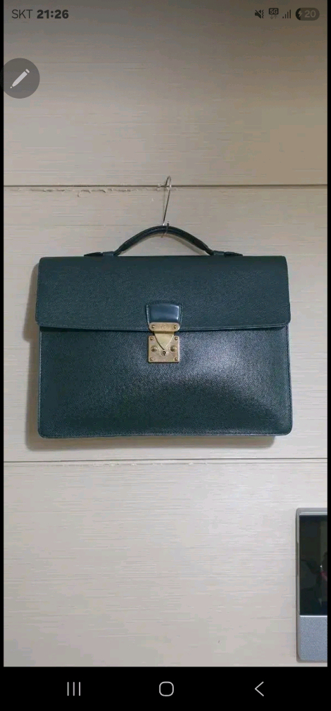 루이비통 자가드 크로스백/ 서류가방--2