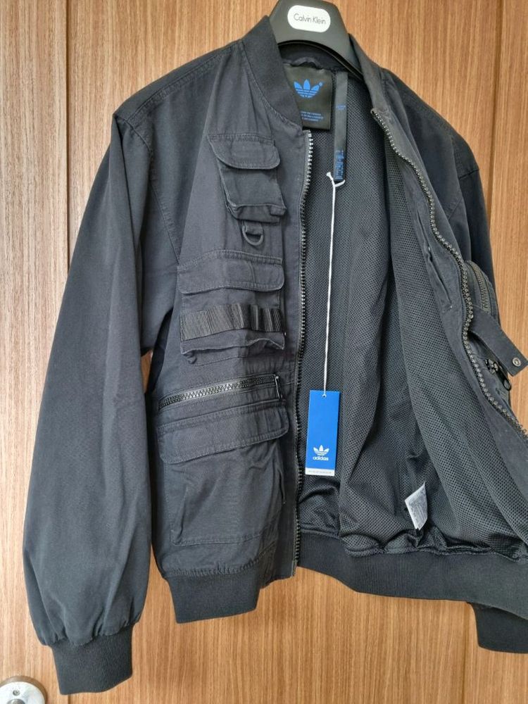 adidas 아디다스 오리지널 불꽃 오버핏 블랙 MA1 봄버 점퍼 국내 103~105사이즈 새제품 판매합니다~!--1