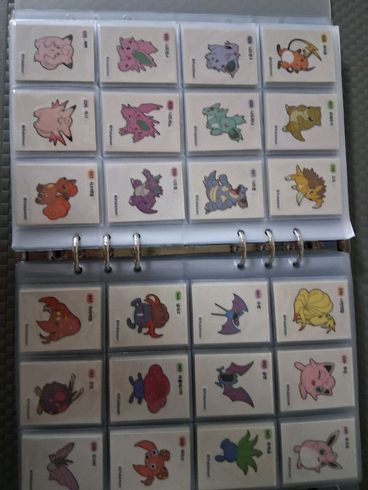 포켓몬띠부실 1세대 완제품 판매 이미지