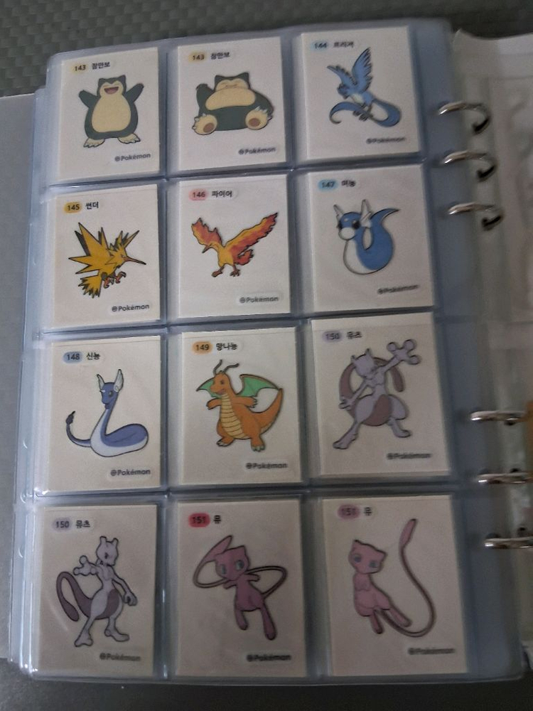 포켓몬띠부실 1세대 완제품 판매 이미지